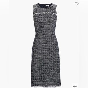 J.Crew factory - tweed fringe sheath dress - size -18